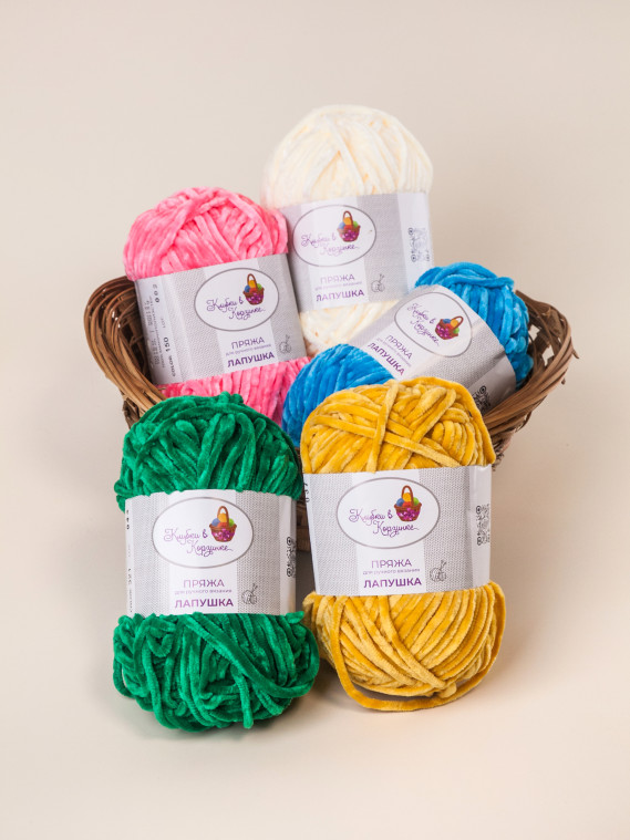 Пряжа «Лапушка» набор «Леденцовая радуга»
