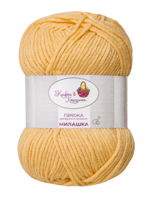 Пряжа «Милашка» - (251 - Медовый)