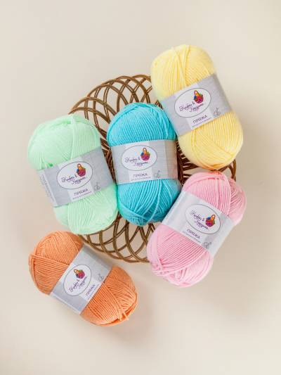 Пряжа «Алетта» набор «Пудровый микс»